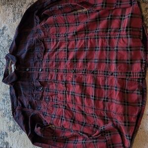 Copper stone man brand XL Plaid Flannel Mens Top Casual Work